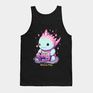 Gaming Axolotl Tank Top